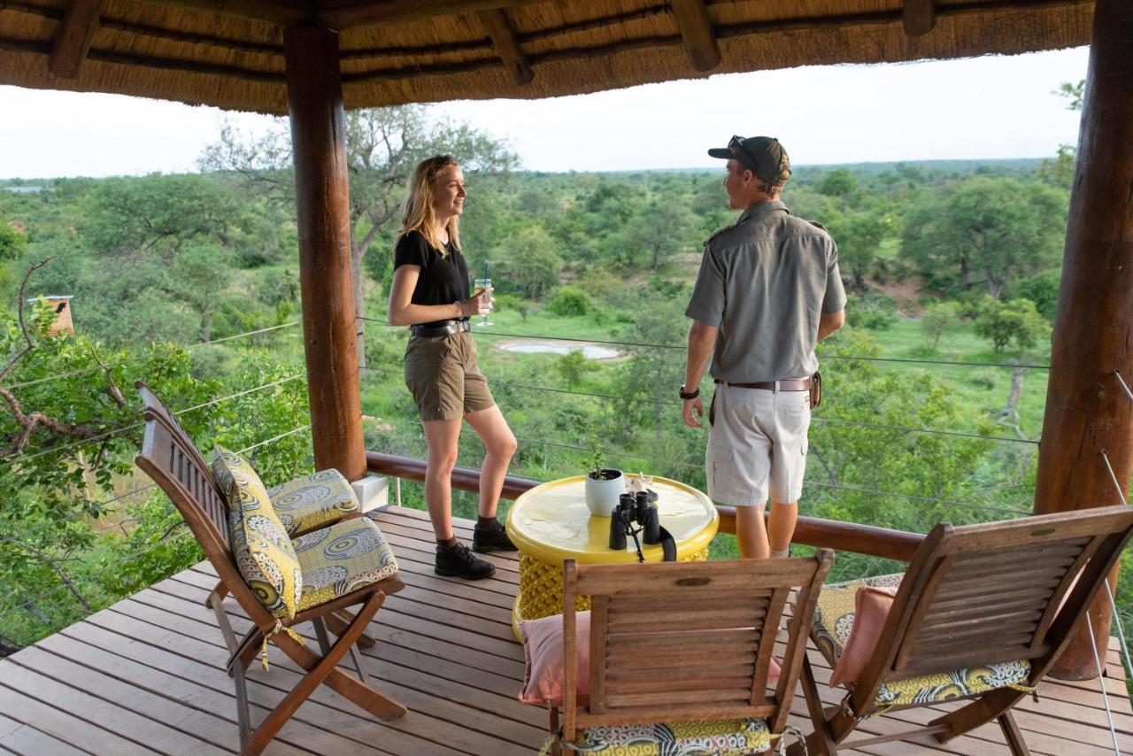 Sausage Tree Safari Camp Balule Game Reserve Bagian luar foto